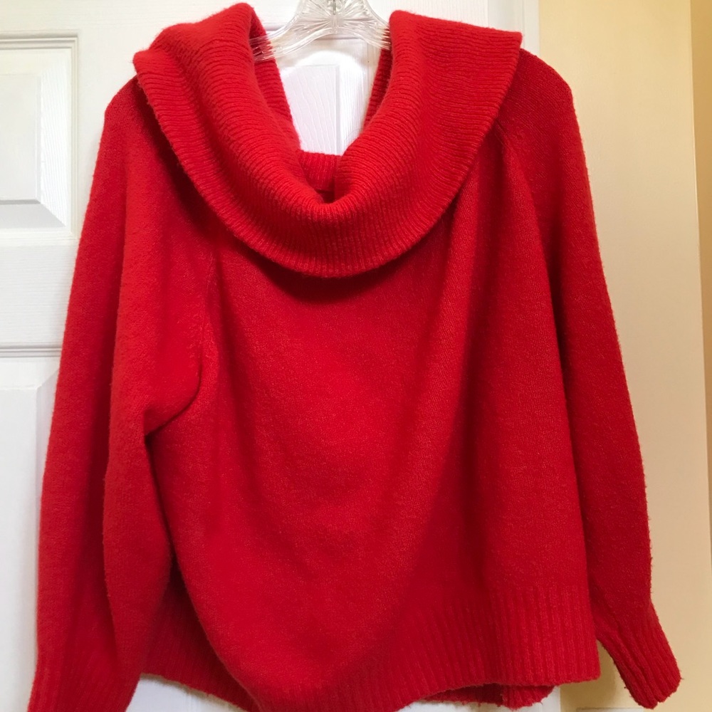Off the shoulder sweater